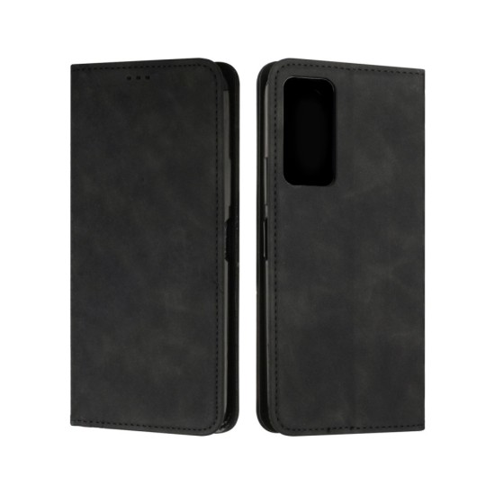 Leather Flip Cover with Internal Pocket For Xiaomi Mi 12 Black